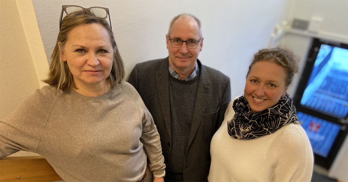 Madeleine Hartman, Hans Åkerlund och Karin Rolfsman